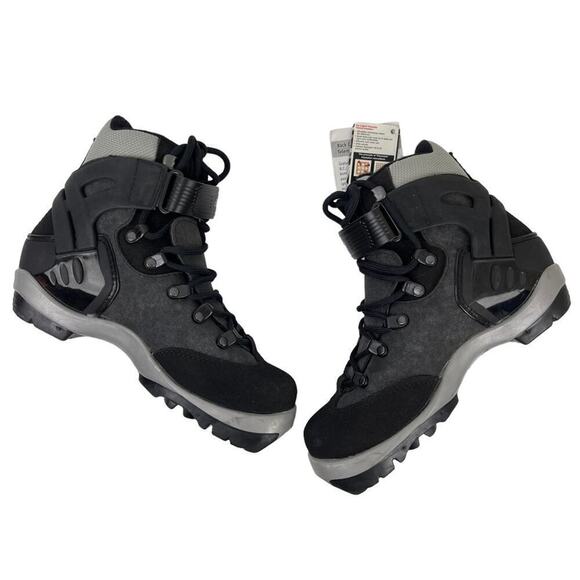 New Alpina BC 1550 Backcountry Telemark Black Gray Ski Boots Size 36